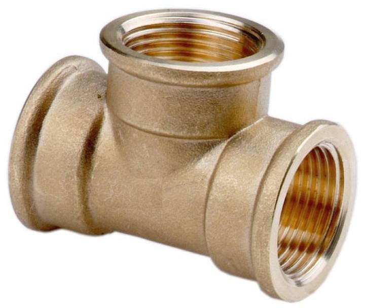 Trójnik Mosiężny 1″