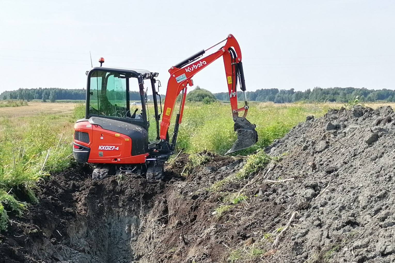 Usługi minikoparką