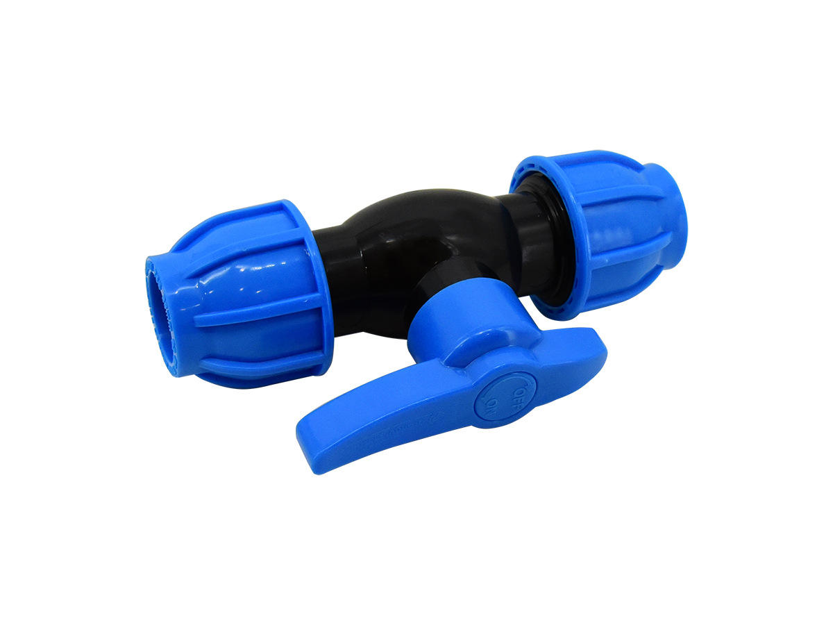 Zawór kulowy na PE 32 skręcany